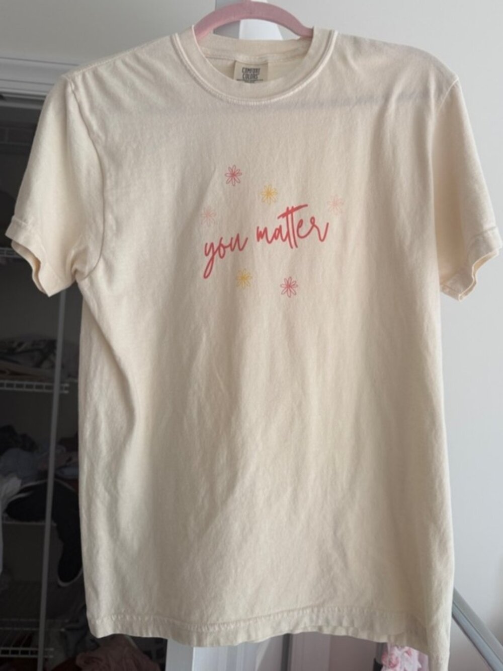 Cream Crewneck T-Shirt